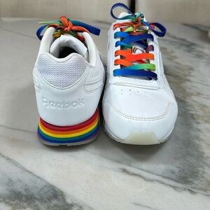 Reebok Classic Harman Run S “PRIDE" RAINBOW/WHITE, Porcelain White